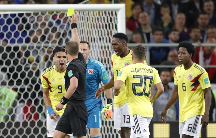 Falcao indignado con árbitro del duelo Colombia e Inglaterra