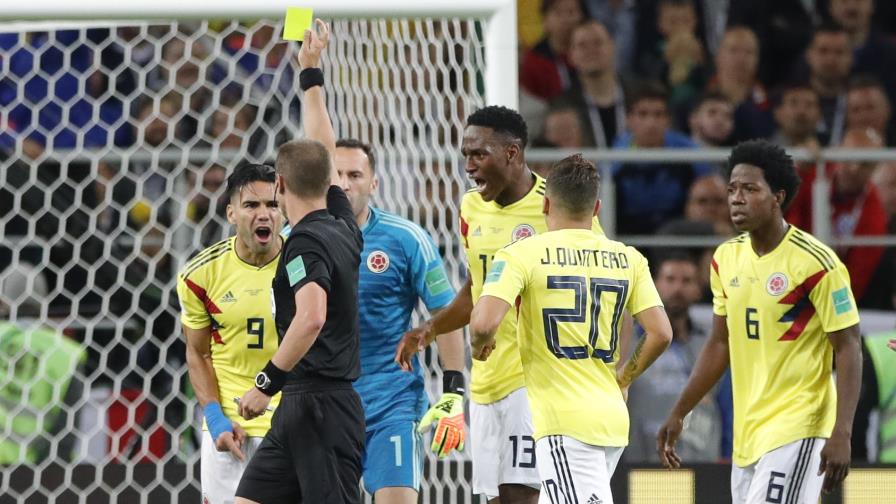 Falcao indignado con árbitro del duelo Colombia e Inglaterra
