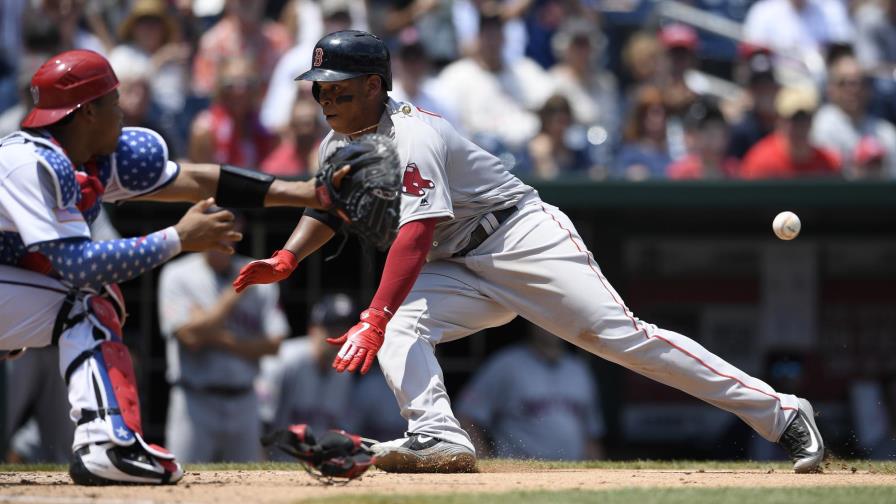 Núñez y Devers contribuyen a la barrida de Boston contra Washington