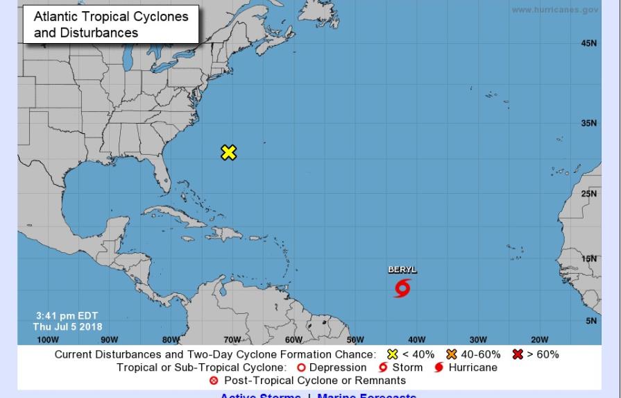 Depresión se convierte en tormenta Beryl camino a las Antillas Menores