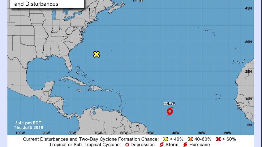 Depresión se convierte en tormenta Beryl camino a las Antillas Menores Depresión se convierte en tormenta Beryl camino a las Antillas Menores