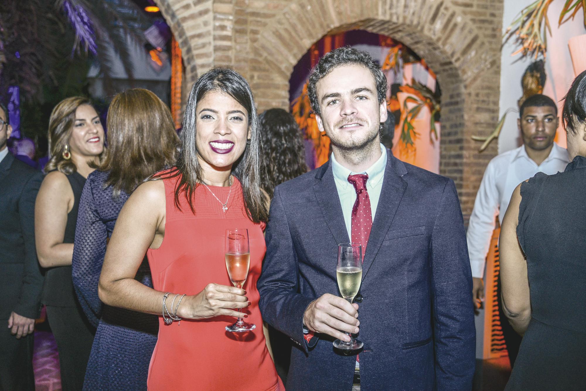 Karolay de León y Nicolás Ruiz.