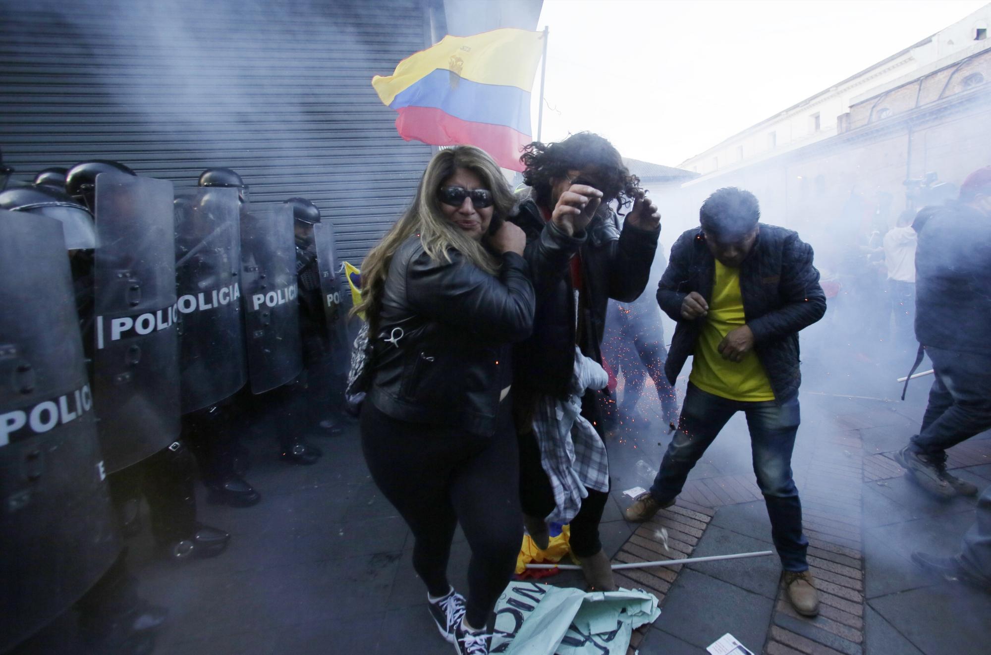 Manifestaciones en Ecuador 