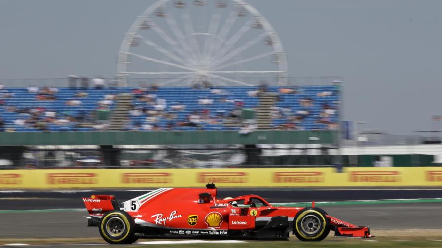 Vettel supera a Mercedes en 2da práctica para GP británico