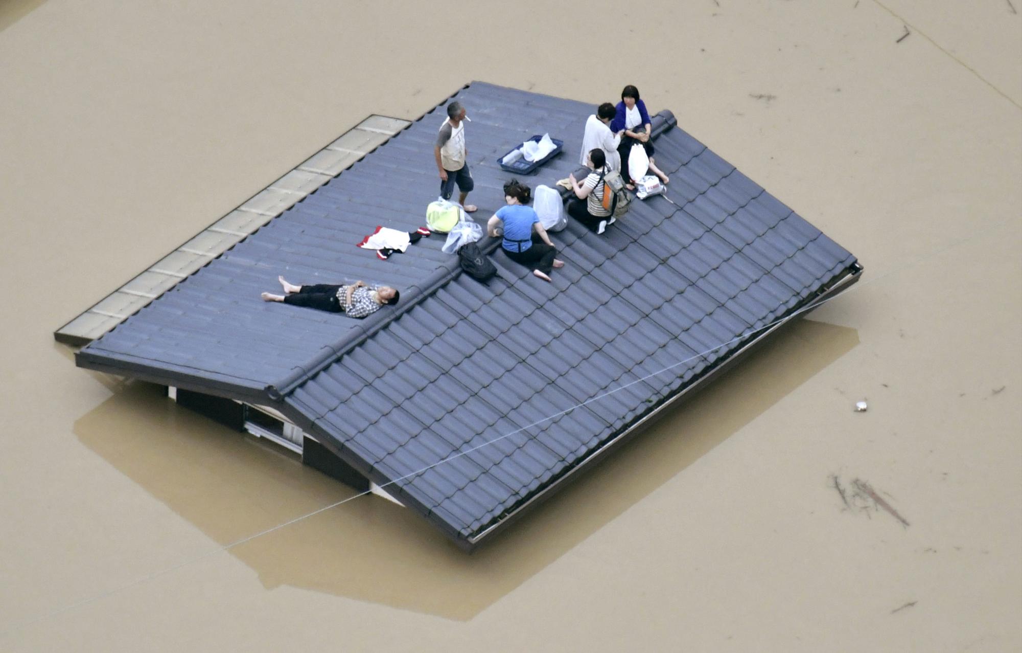 Inundaciones en Japón 