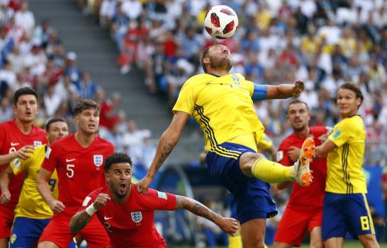 Inglaterra está en la semifinal; venció a Suecia 2-0
