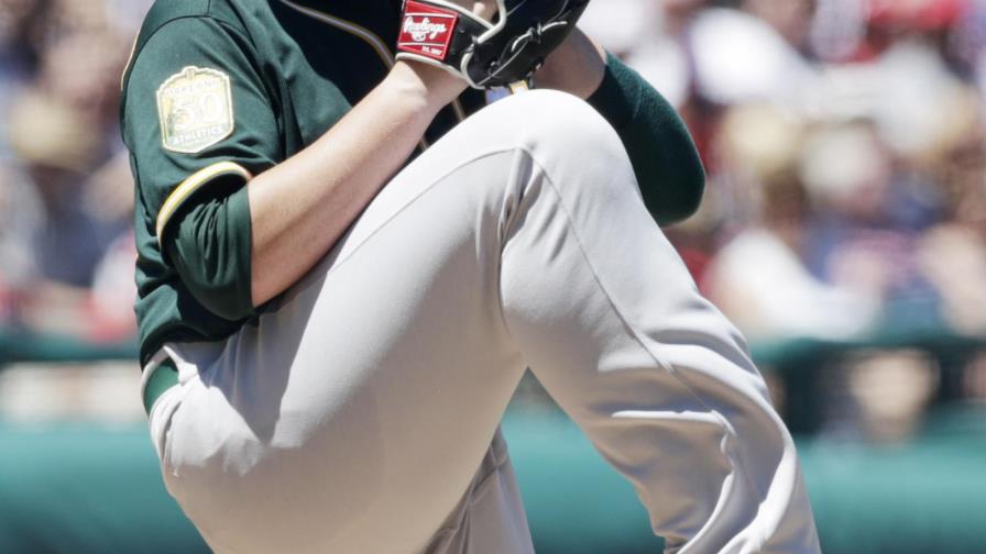 Brett Anderson lanza bien y Oakland blanquea 6-0 a Indios