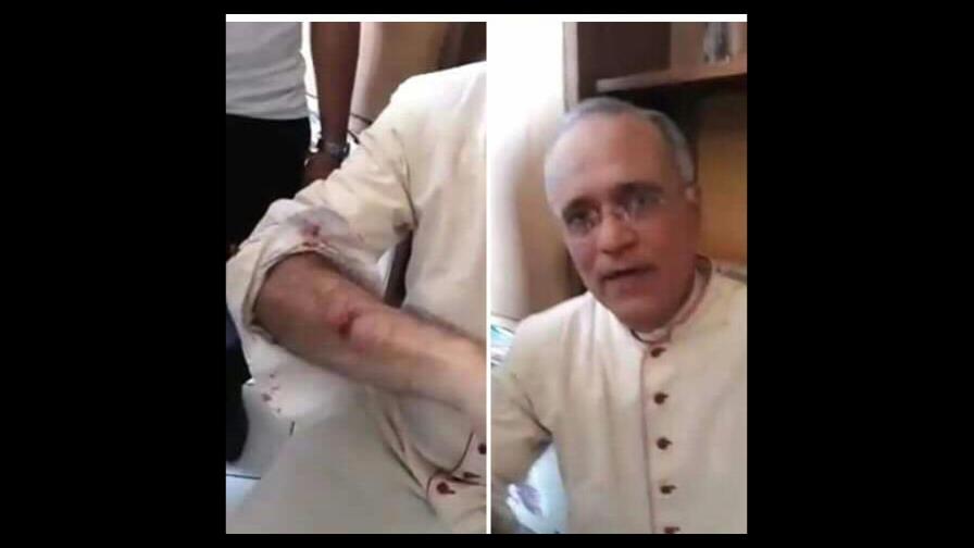 Grupo de “parapolicías” irrumpe en iglesia y agrede a obispos de Nicaragua Grupo de “parapolicías” irrumpe en iglesia y agrede a obispos de Nicaragua