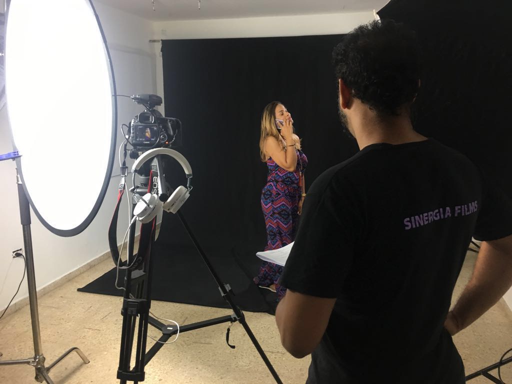 Una de las aspirantes a formar parte de la cinta durante el casting (Fuente externa)