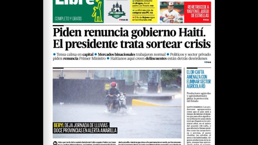 Felicitan a Diario Libre por entrega diaria sin importar “torrenciales aguaceros”