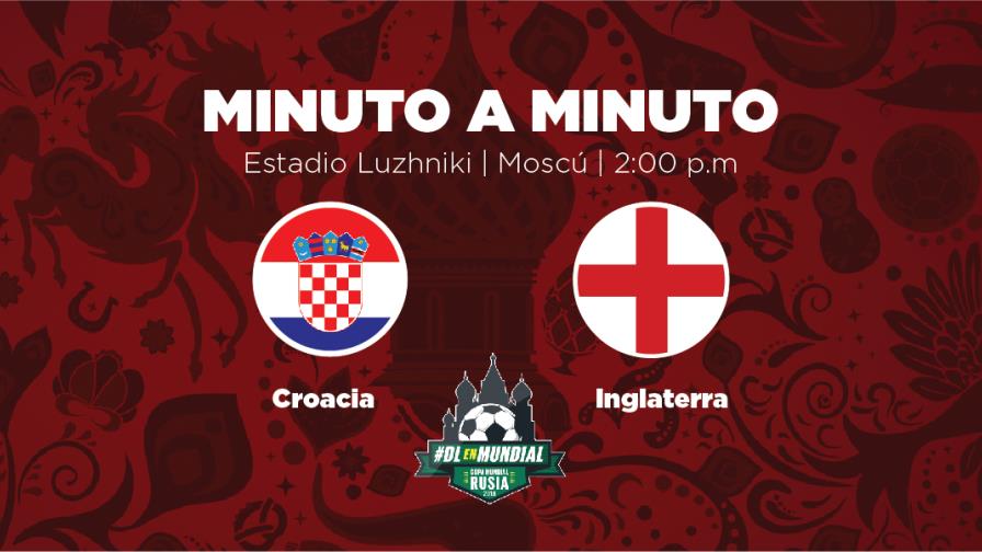 MINUTO A MINUTO: Croacia-Inglaterra MINUTO A MINUTO: Croacia-Inglaterra