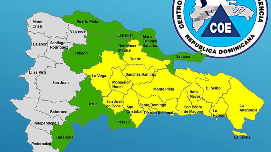 El COE disminuye los niveles de alertas emitidos por las lluvias El COE disminuye los niveles de alertas emitidos por las lluvias