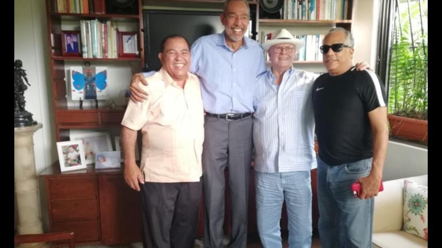 Hipólito Mejía visita a Franchi Prats en su residencia