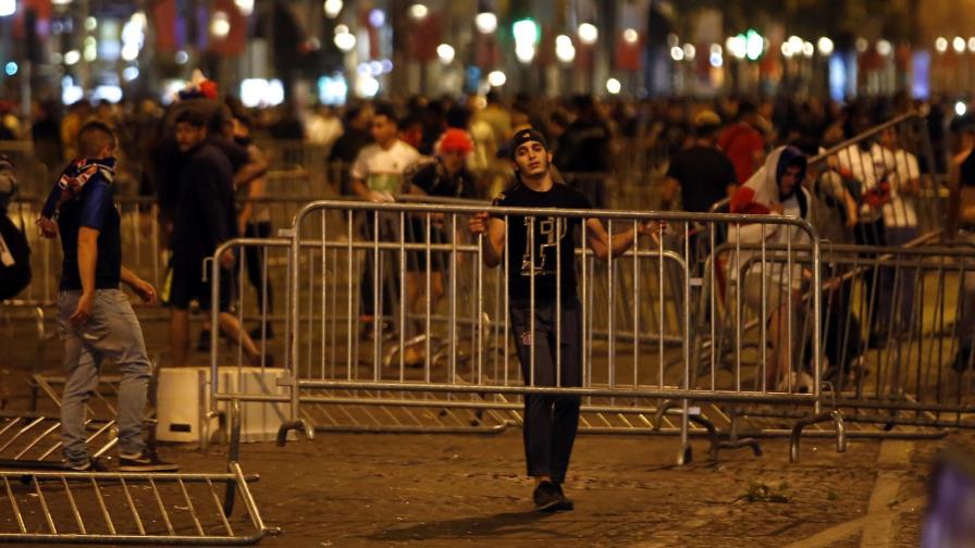 Varios incidentes en Francia durante celebraciones por el Mundial