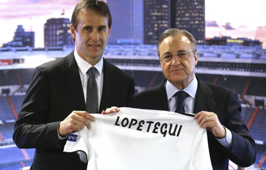 Lopetegui dirige su primer entrenamiento en el banquillo del Real Madrid