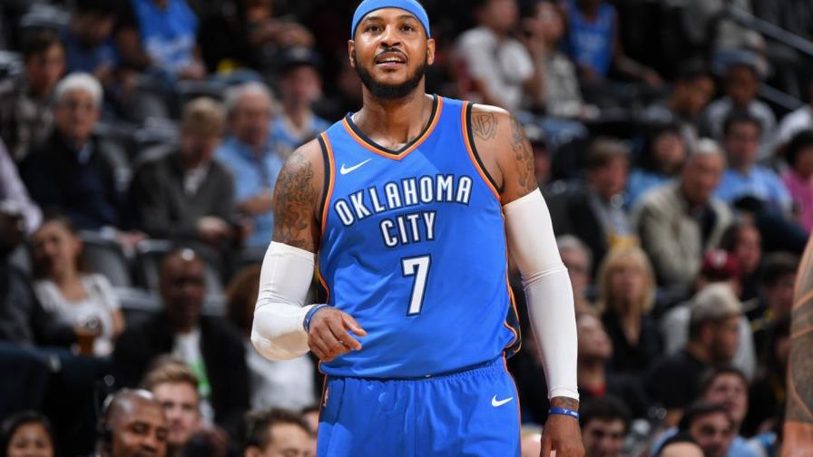 El Thunder envía a Carmelo Anthony a los Hawks, que lo dejarían libre