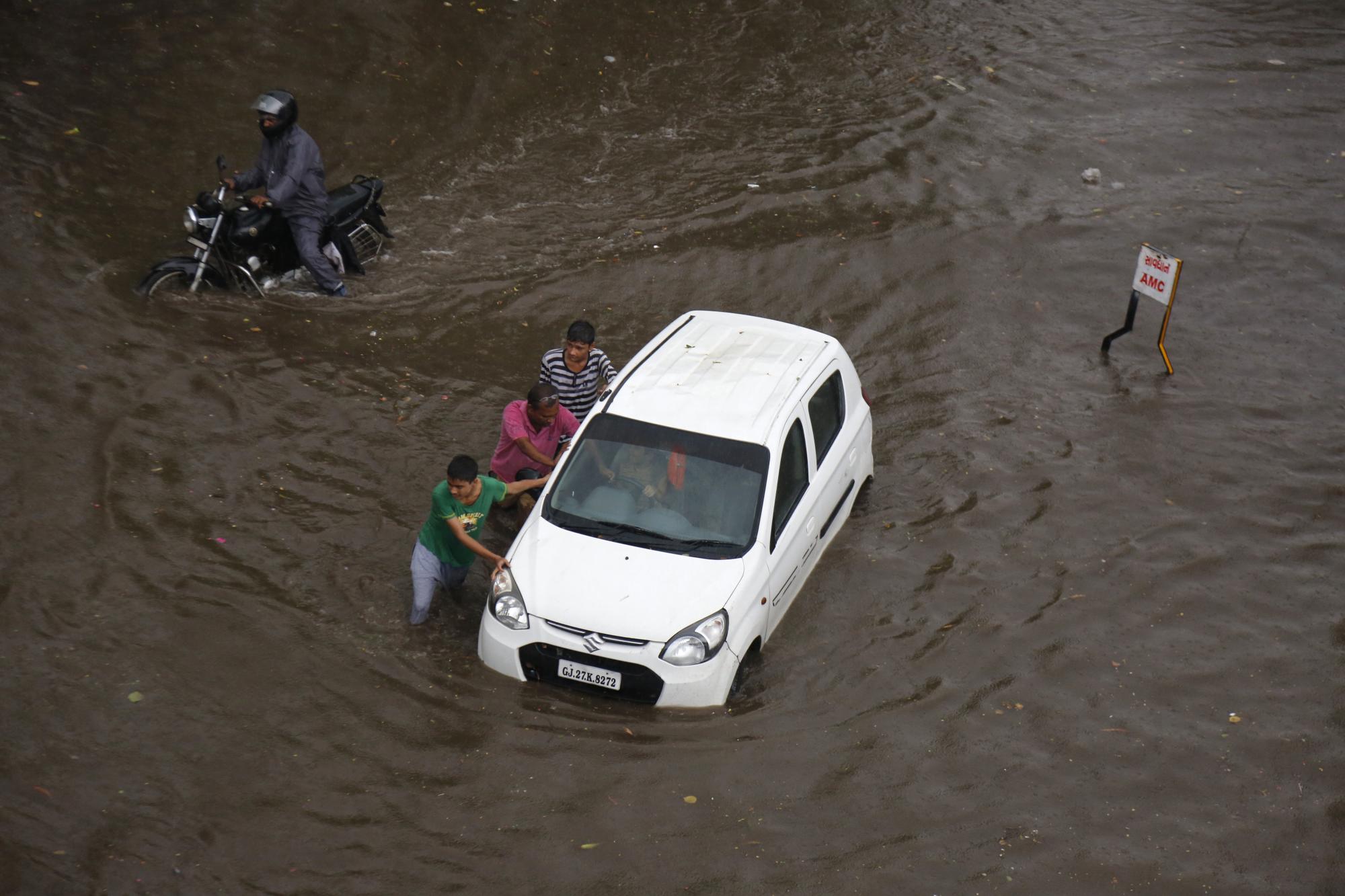 Inundaciones en La India