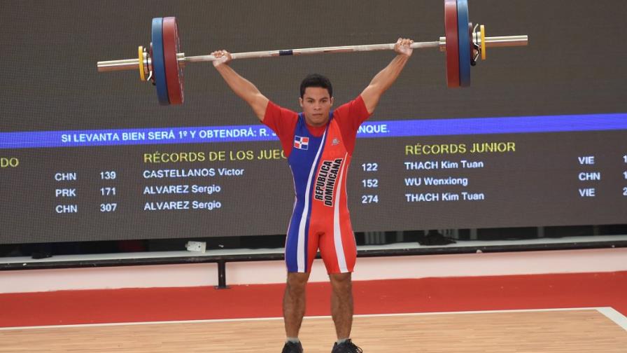 García se lleva el oro en levantamiento de pesas en los 56 kilogramos
