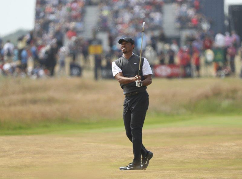 Tiger Woods entre los líderes del Abierto Británico 