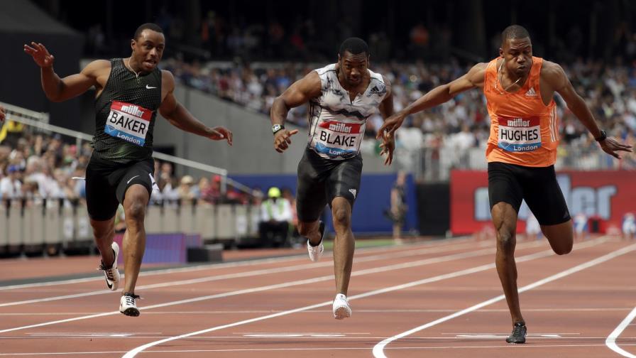 Baker reina en los 100 metros de la reunión de Londres