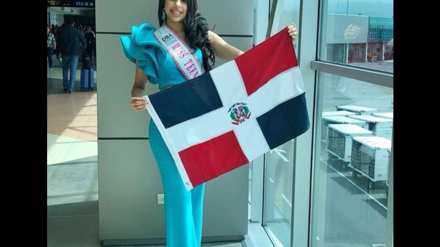 Miss Teen RD llega a El Salvador confiada en llevarse la corona a su país