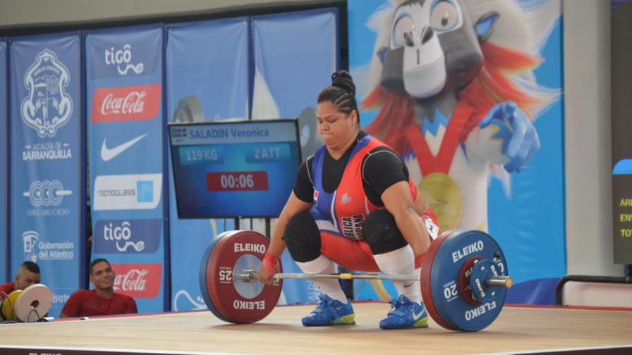 La pesista Verónica Saladín consigue la novena medalla de Oro para Dominicana