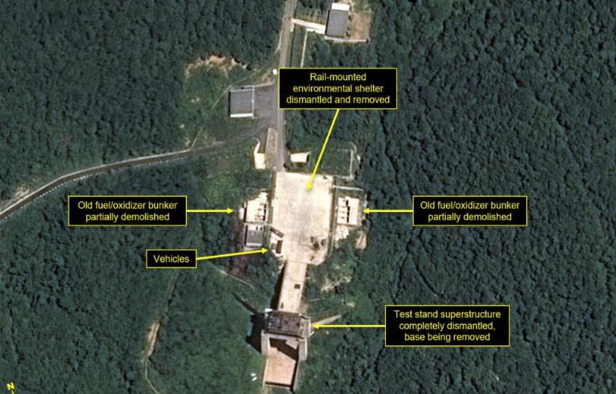 Pyongyang comenzó a desmantelar un sitio de lanzamiento de satélites