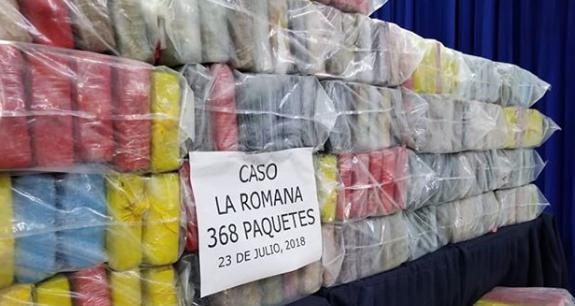 Cocaína decomisada por la DNCD en el Este pesó 381.64 kilos