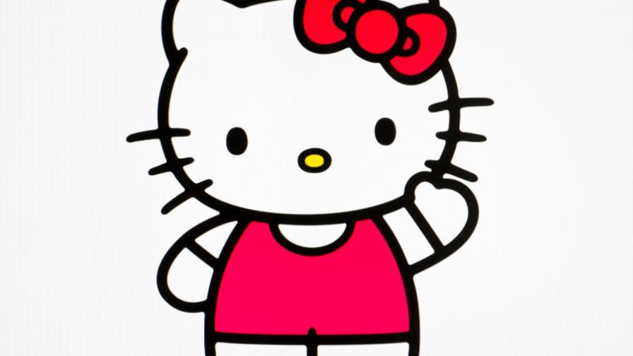 A bordo del tren de Hello Kitty A bordo del tren de Hello Kitty