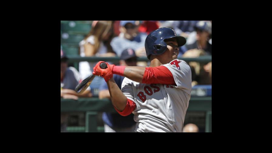  Rafael Devers inhabilitado por los Medias Rojas de Boston 