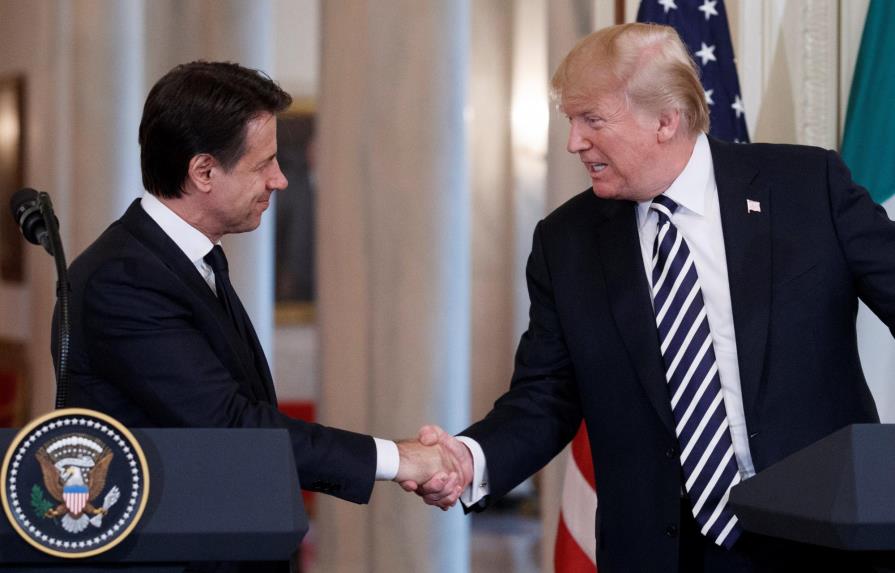 Trump y primer ministro italiano Conte consolidan frente unido populista