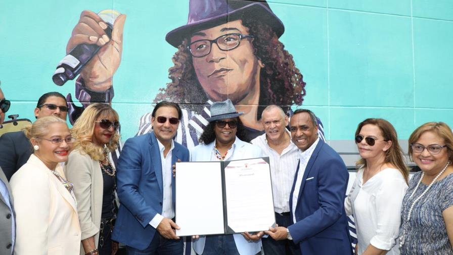 Alcaldía Santiago inaugura mural en honor al merengue