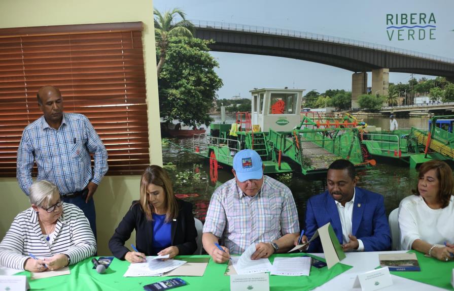 Fundación Tropigas firma acuerdo interinstitucional para  sanear y rescatar  los ríos Ozama e Isabela
