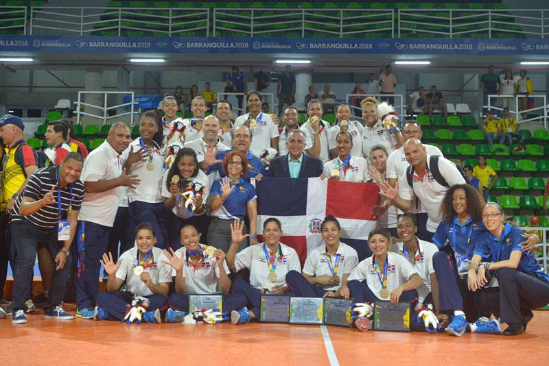 Voleibol recibe 3.3 millones de pesos por su oro de Barranquilla