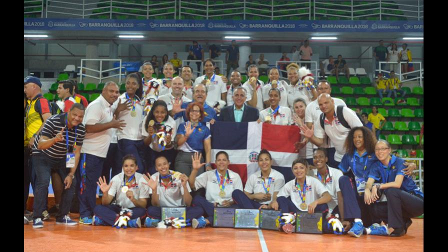 Voleibol recibe 3.3 millones de pesos por su oro de Barranquilla