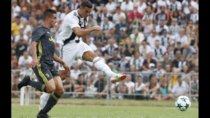 Cristiano Ronaldo marca su primer gol con Juventus en amistoso