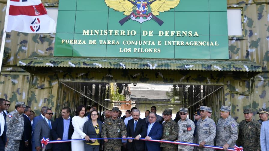 Presidente Medina deja en funcionamiento puesto de vigilancia y control en Los Pilones 