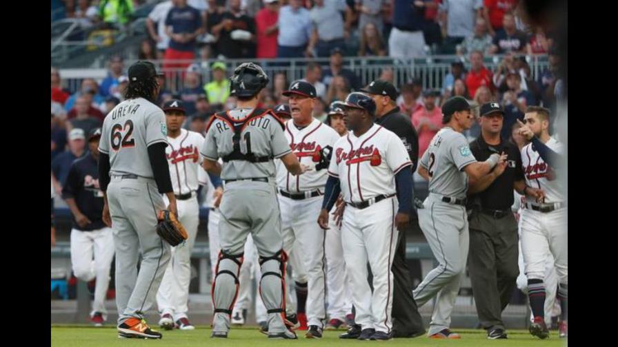 José Ureña suspendido seis partidos por el pelotazo a Ronald Acuña Jr. José Ureña suspendido seis partidos por el pelotazo a Ronald Acuña Jr.