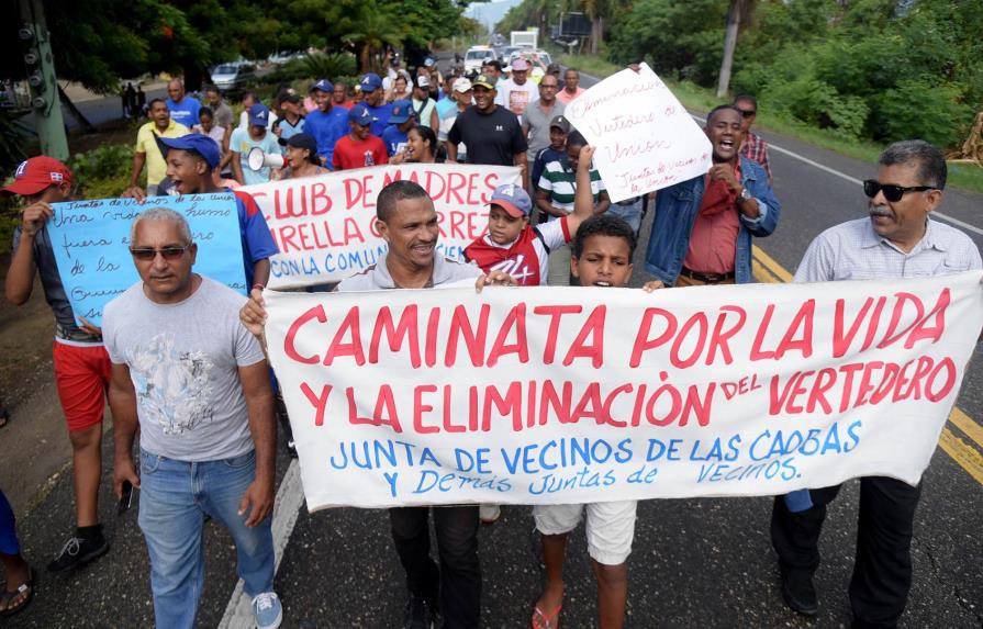 Moradores de Sosúa demandan el cierre de vertedero a cielo abierto 
