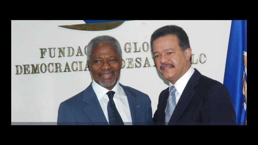 Leonel Fernández expresa pesar por la muerte de Kofi Annnan Leonel Fernández expresa pesar por la muerte de Kofi Annnan
