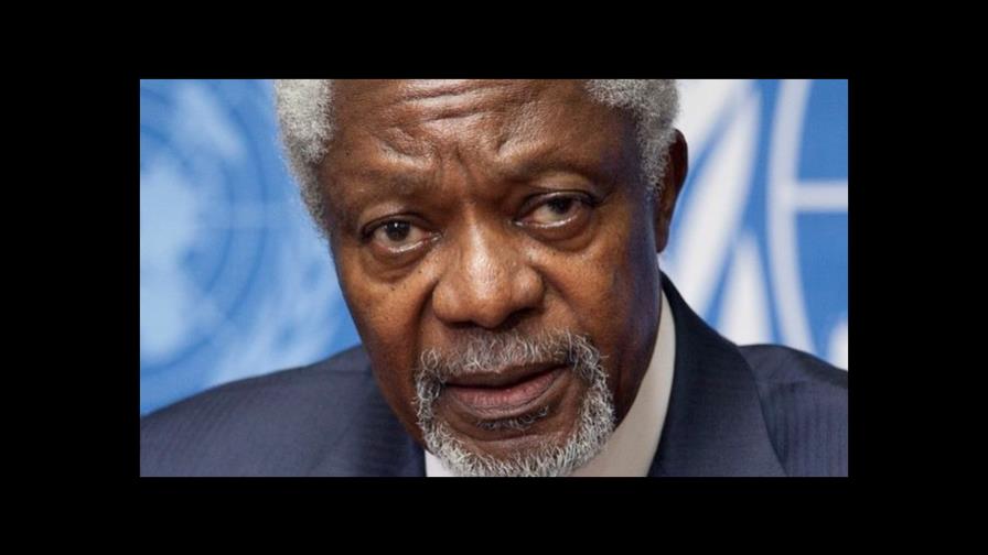 Kofi Annan visitó la República Dominicana en agosto de 2006