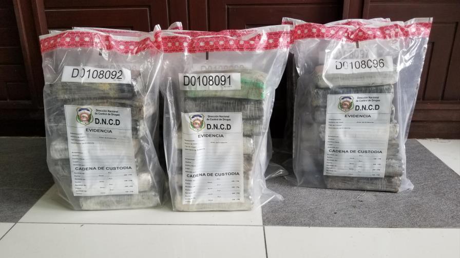 Autoridades decomisan 36 kilos de cocaína 