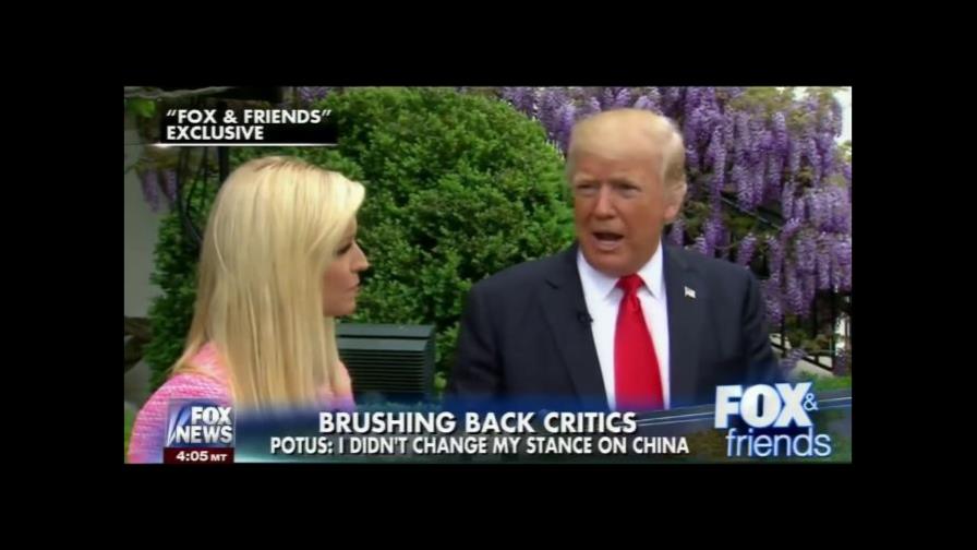 Presidente Donald Trump es entrevistado por presentadora del canal Fox News Presidente Donald Trump es entrevistado por presentadora del canal Fox News