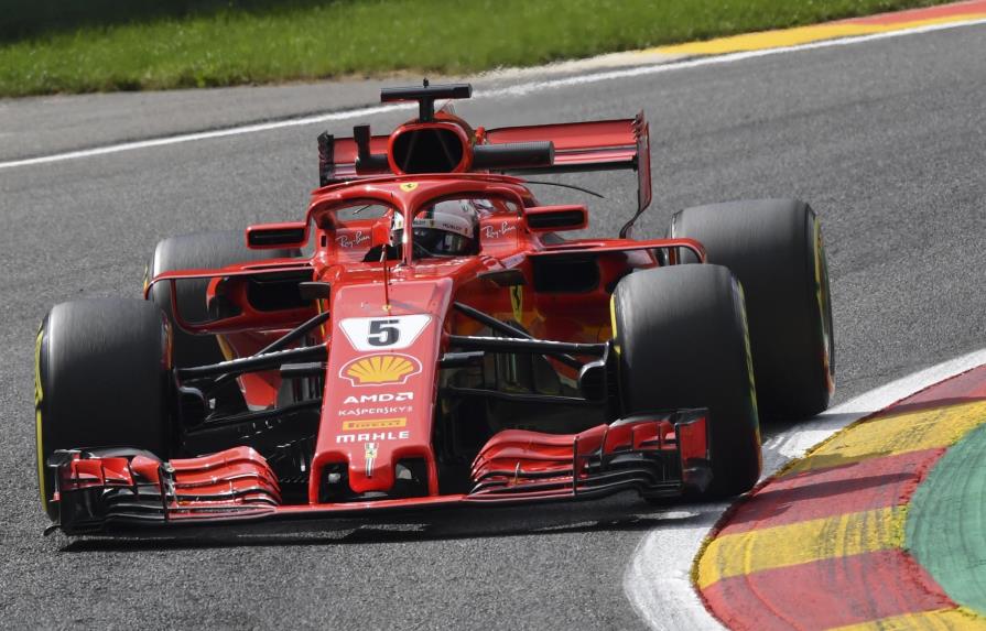 Vettel es el más rápido en los primeros entrenamientos del GP de Bélgica