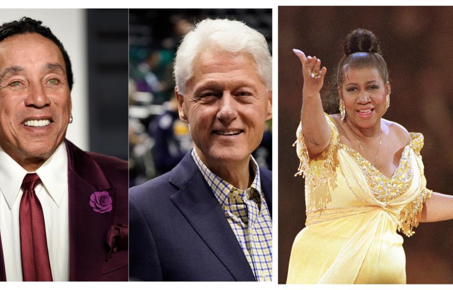 Clinton y Robinson hablarán en funeral de Aretha Franklin