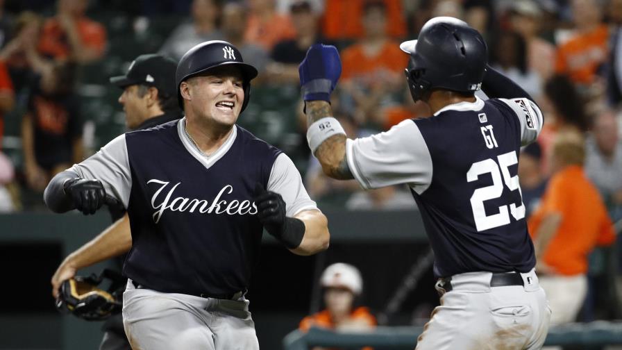 Voit pega 2 jonrones y Yanquis ganan a Orioles en 10 innings Voit pega 2 jonrones y Yanquis ganan a Orioles en 10 innings