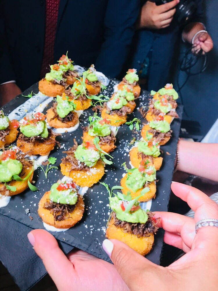 Degustación de algunos de los platos 