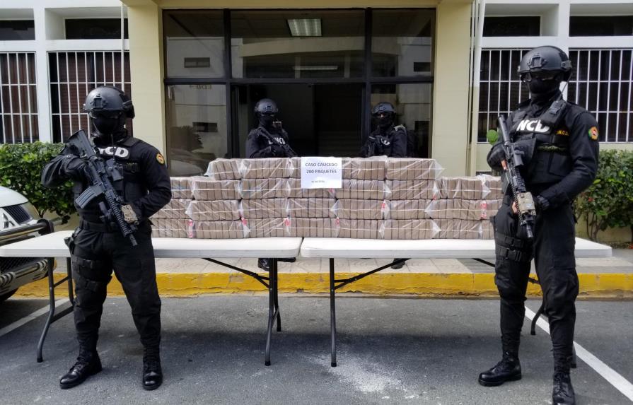 Ocupan 206 kilos de cocaína en el Puerto Multimodal Caucedo 