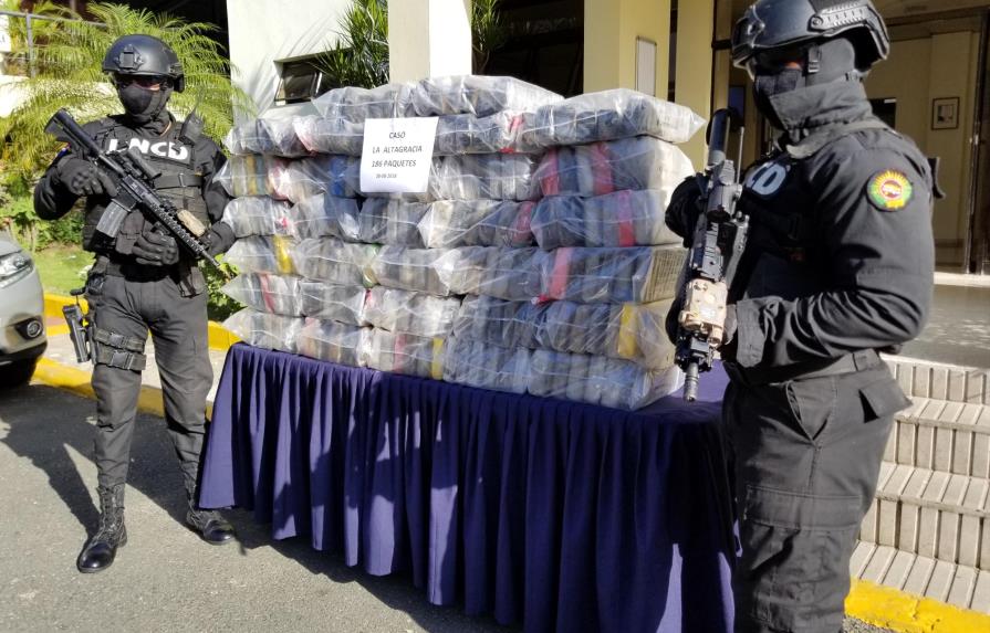 Autoridades decomisan 193 kilos de cocaína en la provincia La Altagracia