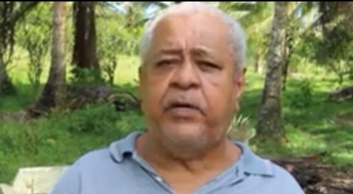 Orlando Monegro, productor de coco.